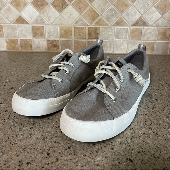 Sperry Shoes - Sperry Women’s Crest Vibe Gray Sneakers Size 11